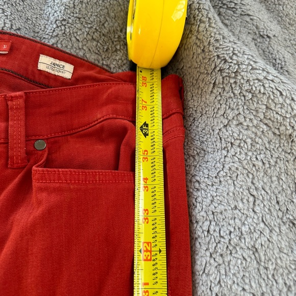 Level 99 Janice Ultra Skinny Burnt Orange Jeans - Picture 13 of 16